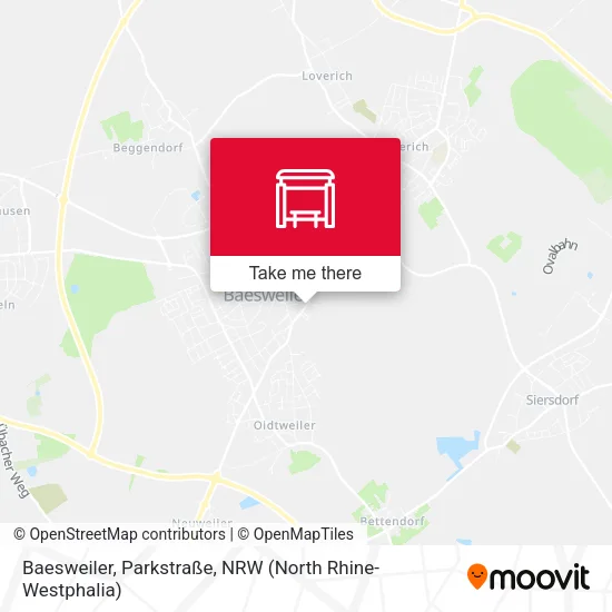 Карта Baesweiler, Parkstraße