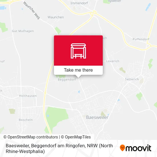 Карта Baesweiler, Beggendorf am Ringofen