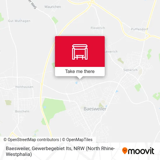 Карта Baesweiler, Gewerbegebiet Its