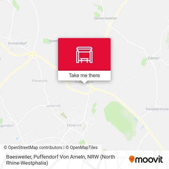 Карта Baesweiler, Puffendorf Von Ameln