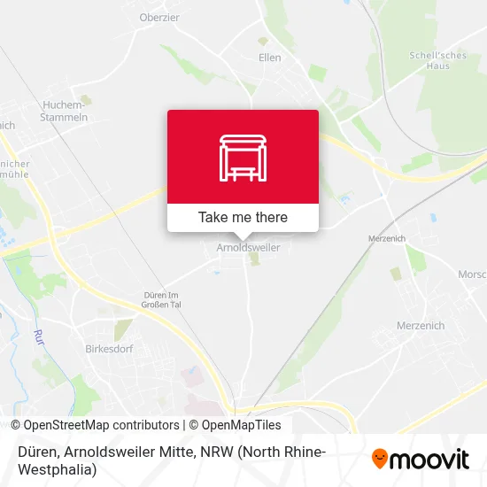 Düren, Arnoldsweiler Mitte map