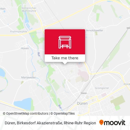 Düren, Birkesdorf Akazienstraße map