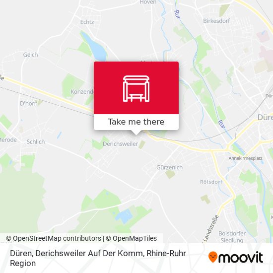 Düren, Derichsweiler Auf Der Komm map