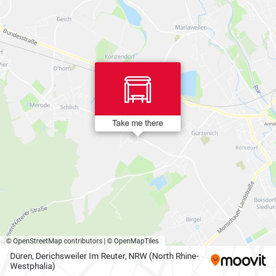 Карта Düren, Derichsweiler Im Reuter