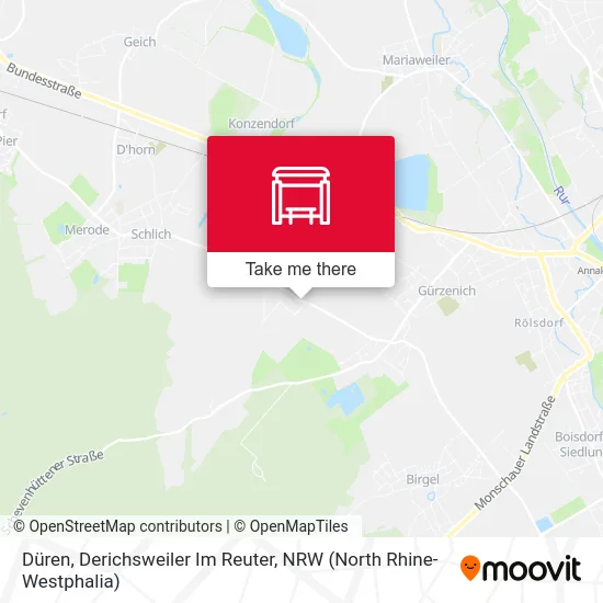 Карта Düren, Derichsweiler Im Reuter