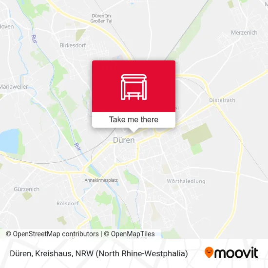 Düren, Kreishaus map