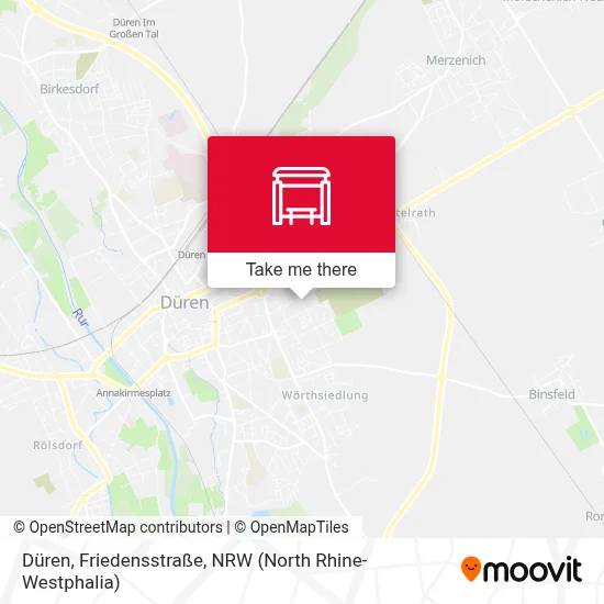 Düren, Friedensstraße map