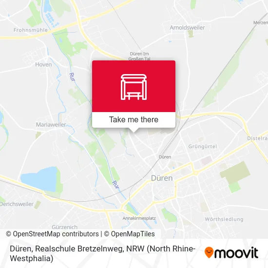 Düren, Realschule Bretzelnweg map