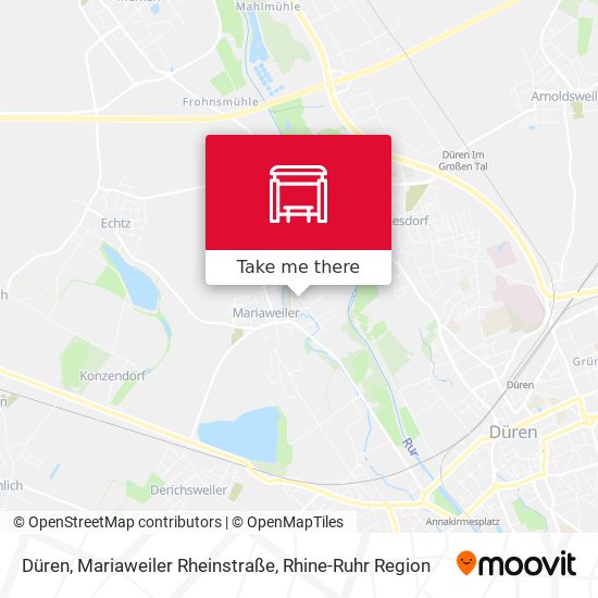 Düren, Mariaweiler Rheinstraße map
