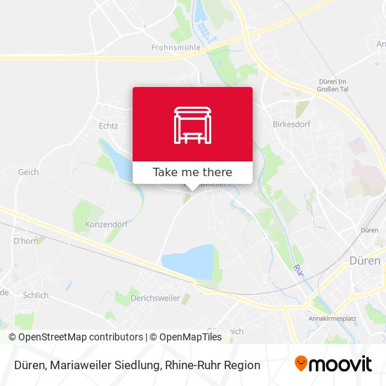 Düren, Mariaweiler Siedlung map