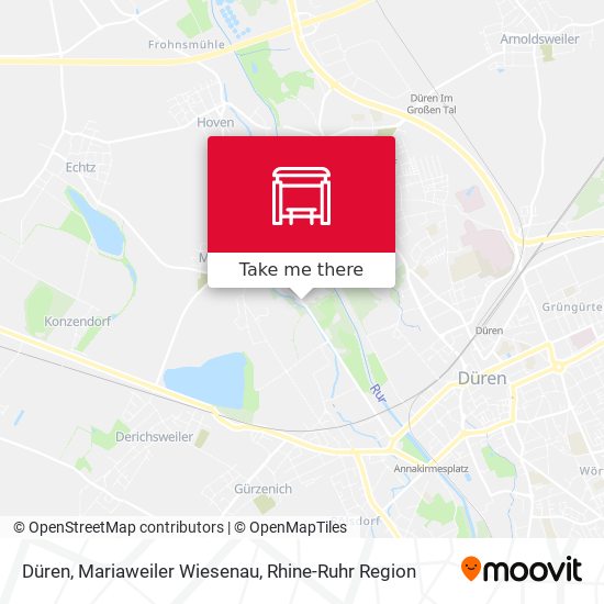 Düren, Mariaweiler Wiesenau map