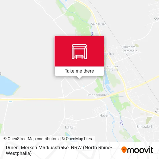 Düren, Merken Markusstraße map