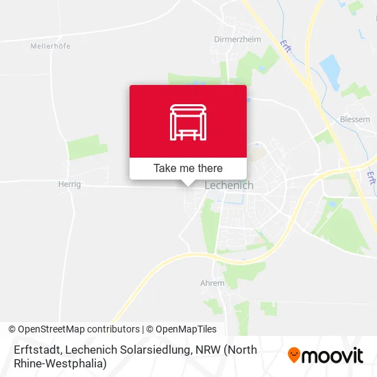 Карта Erftstadt, Lechenich Solarsiedlung