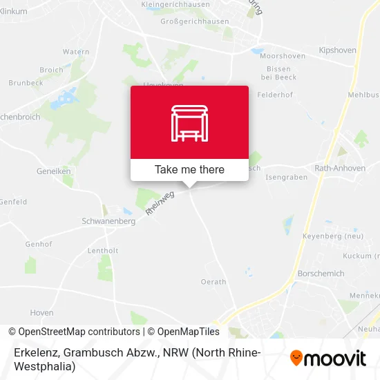 Карта Erkelenz, Grambusch Abzw.