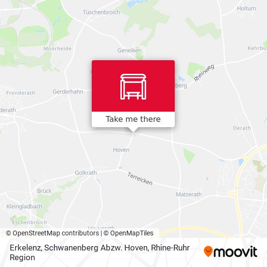 Erkelenz, Schwanenberg Abzw. Hoven map