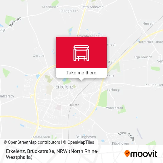 Карта Erkelenz, Brückstraße