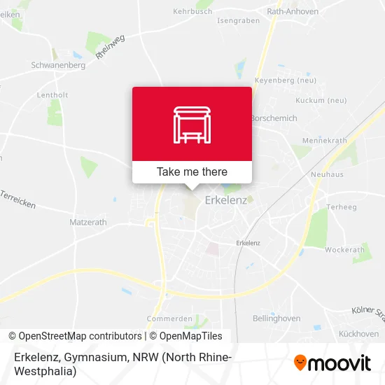 Карта Erkelenz, Gymnasium