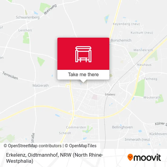 Карта Erkelenz, Oidtmannhof