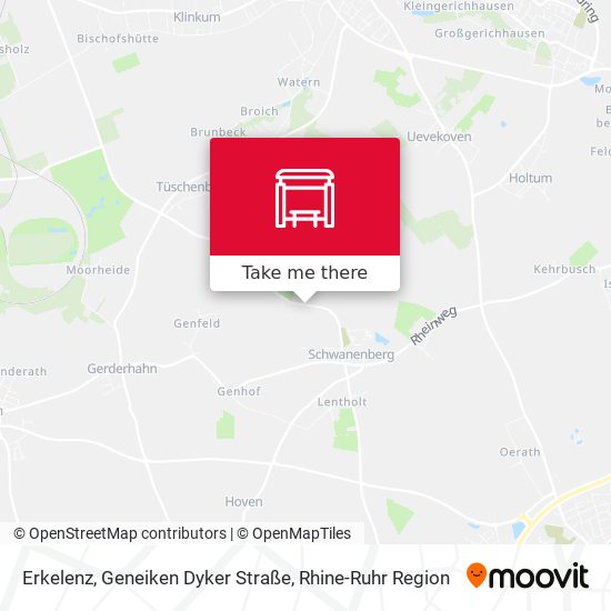 Erkelenz, Geneiken Dyker Straße map