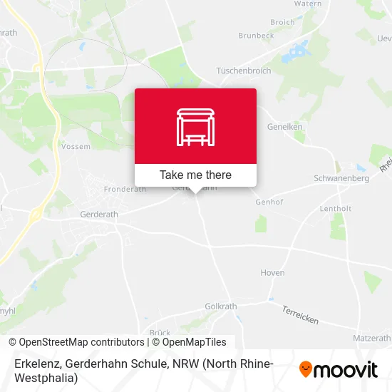 Карта Erkelenz, Gerderhahn Schule