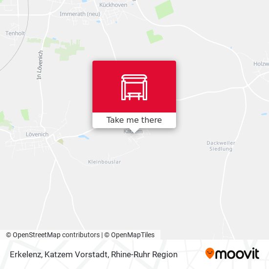 Erkelenz, Katzem Vorstadt map