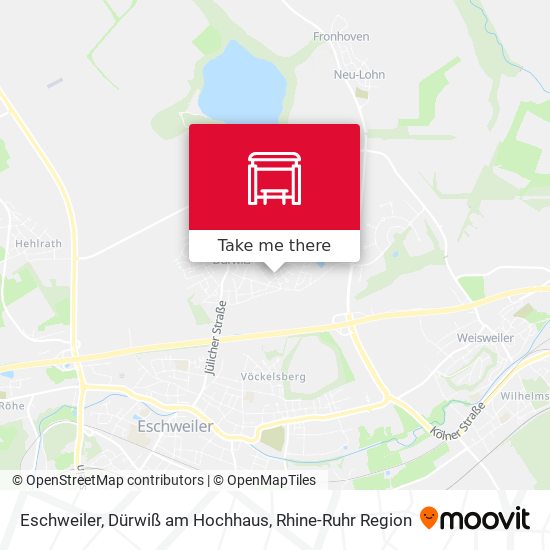 Eschweiler, Dürwiß am Hochhaus map