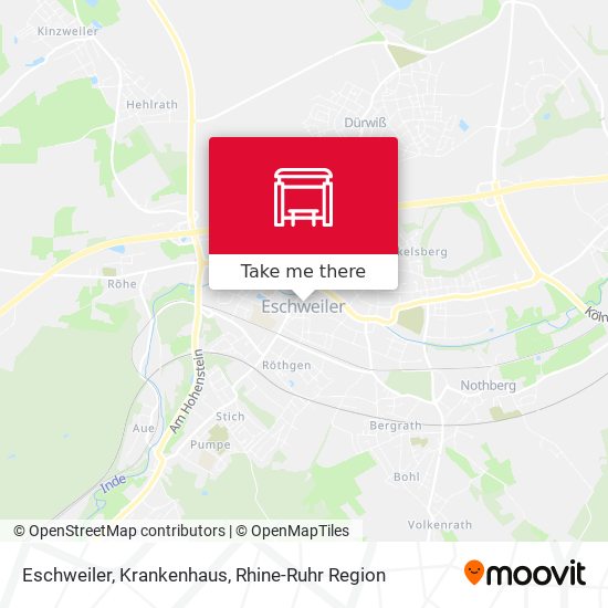 Eschweiler, Krankenhaus map