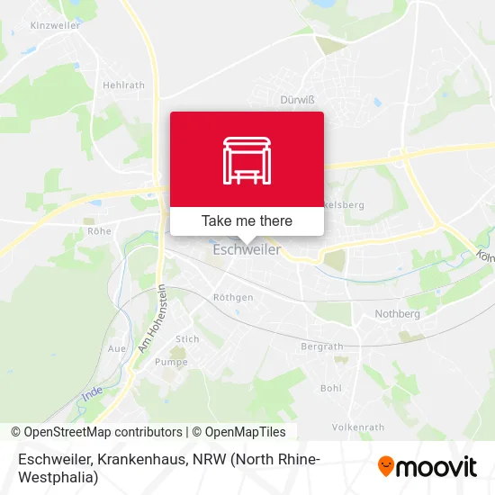 Eschweiler, Krankenhaus map