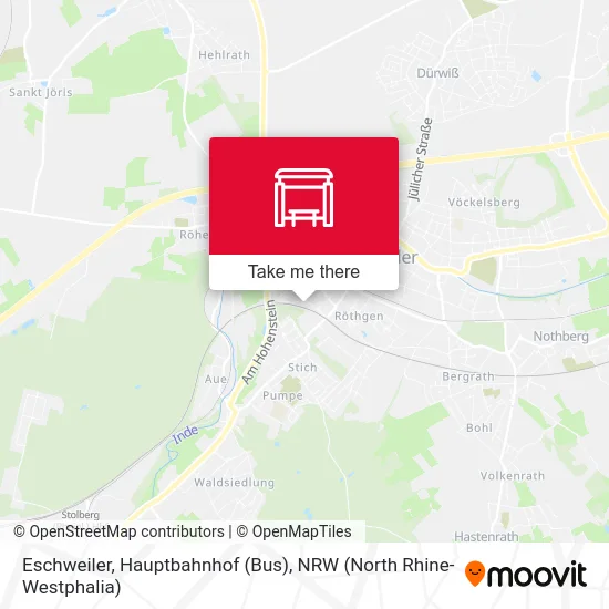Eschweiler, Hauptbahnhof (Bus) map