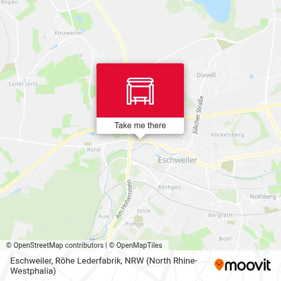 Eschweiler, Röhe Lederfabrik map