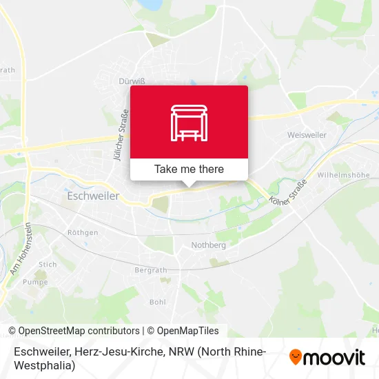Карта Eschweiler, Herz-Jesu-Kirche