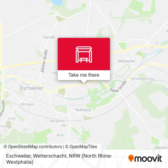 Eschweiler, Wetterschacht map