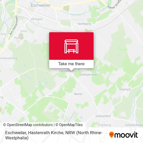 Карта Eschweiler, Hastenrath Kirche