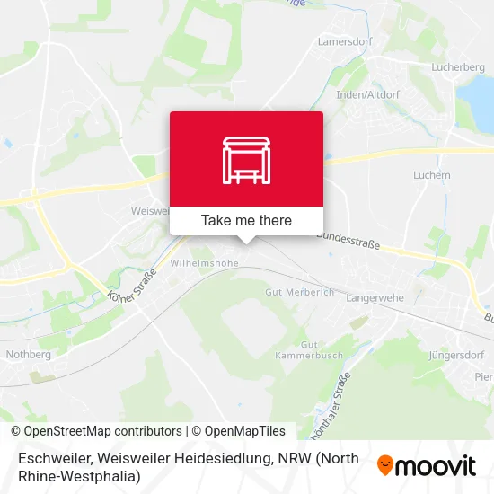 Карта Eschweiler, Weisweiler Heidesiedlung