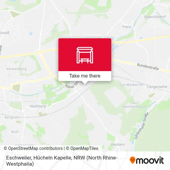 Eschweiler, Hücheln Kapelle map