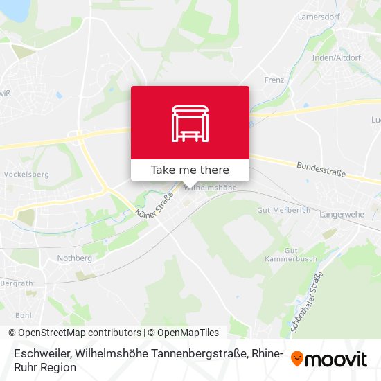 Eschweiler, Wilhelmshöhe Tannenbergstraße map