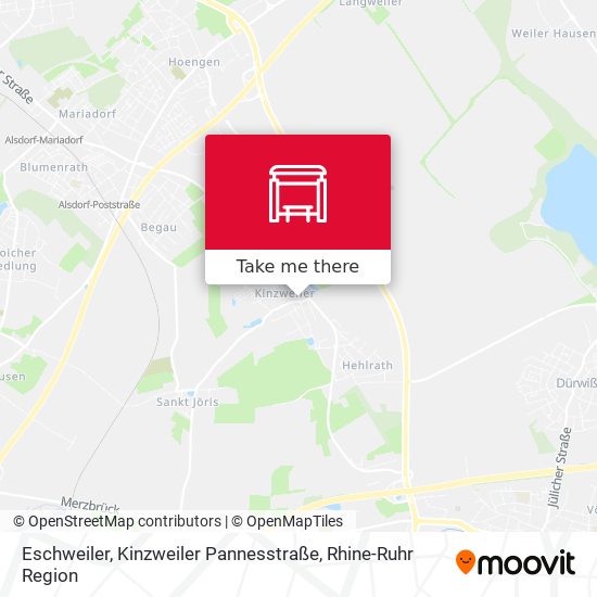Eschweiler, Kinzweiler Pannesstraße map