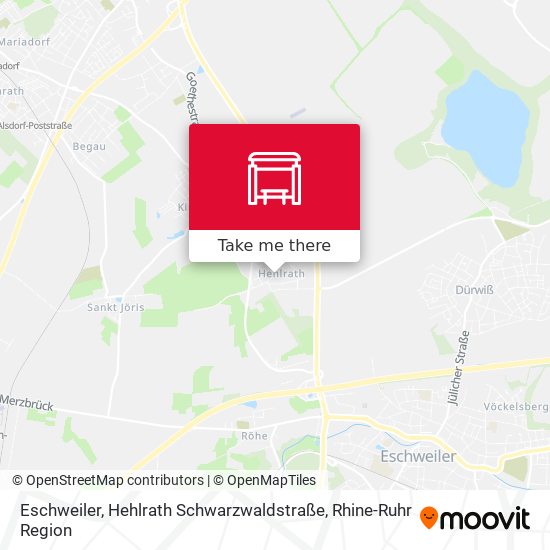 Eschweiler, Hehlrath Schwarzwaldstraße map