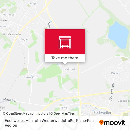 Eschweiler, Hehlrath Westerwaldstraße map