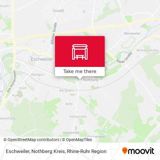 Eschweiler, Nothberg Kreis map