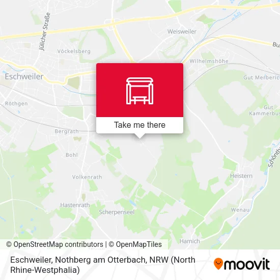 Eschweiler, Nothberg am Otterbach map