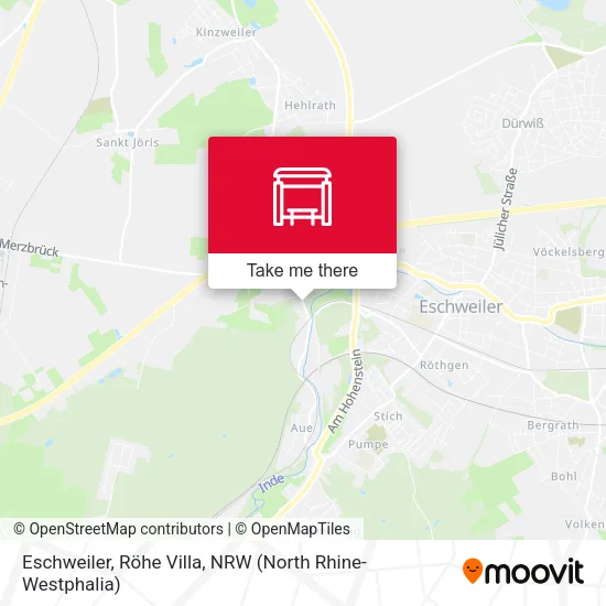Карта Eschweiler, Röhe Villa