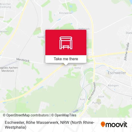Карта Eschweiler, Röhe Wasserwerk