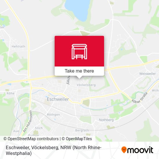Карта Eschweiler, Vöckelsberg