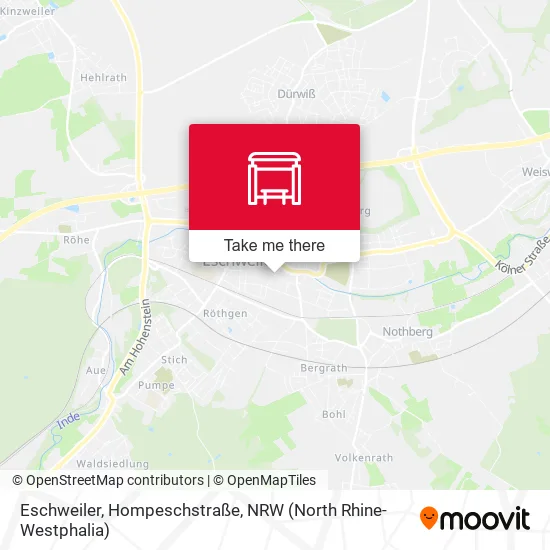 Карта Eschweiler, Hompeschstraße