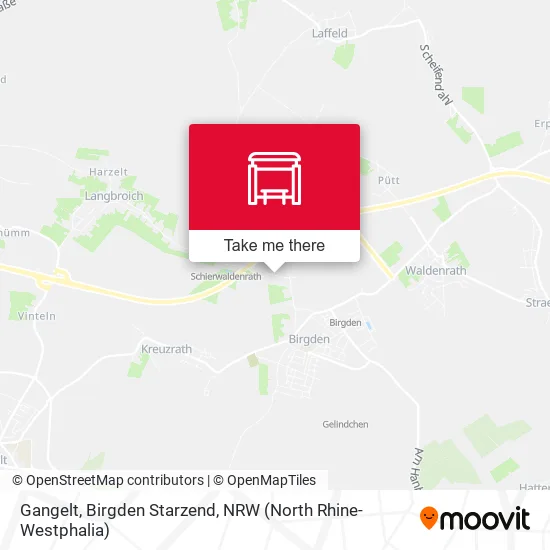 Карта Gangelt, Birgden Starzend