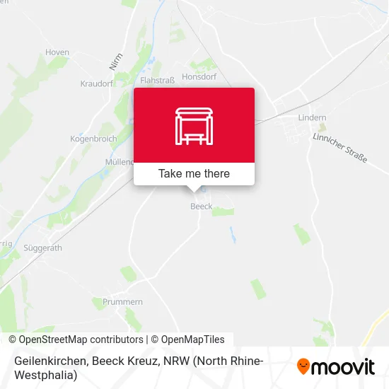 Geilenkirchen, Beeck Kreuz map