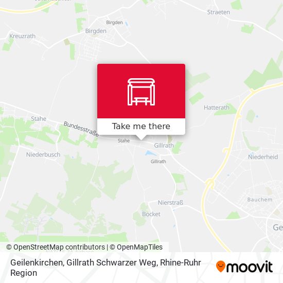 Geilenkirchen, Gillrath Schwarzer Weg map
