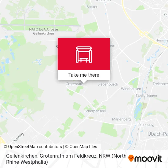 Карта Geilenkirchen, Grotenrath am Feldkreuz