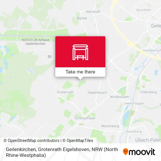 Карта Geilenkirchen, Grotenrath Eigelshoven